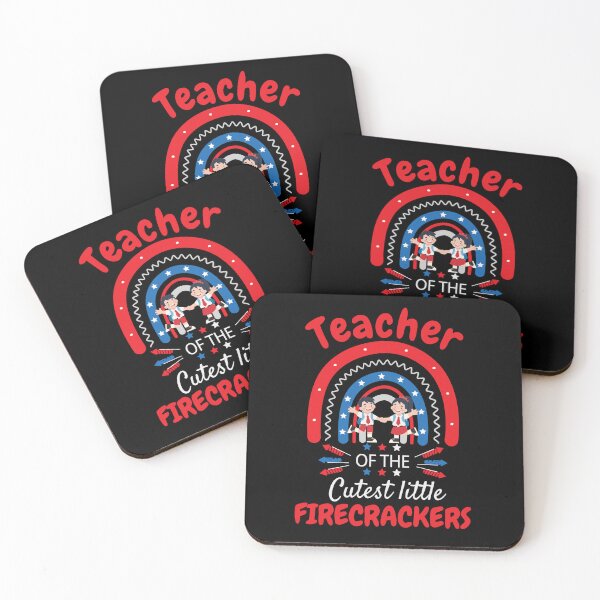 Item preview, Teacher of the Cutest Little Firecrackers, Teacher 4th of July designed and sold by WanderTravels.