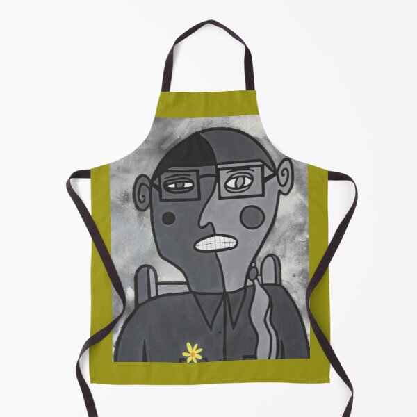 Item preview, Speed Dating Lady Greyscale Yellow Flower Vertical designed and sold by eddiebarronshop.