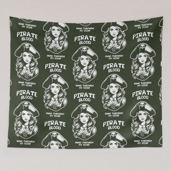 Item preview, Pirate blood runs through my veins (#11) [Create a set!] designed and sold by SolidEarthArt.