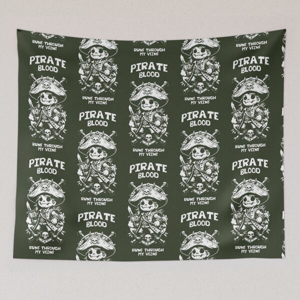 Item preview, Pirate blood runs through my veins (#12) [Create a set!] designed and sold by SolidEarthArt.