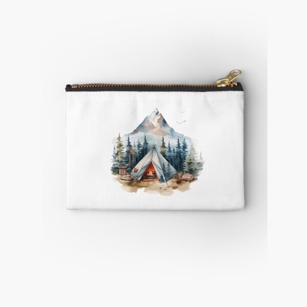 Item preview, Mountain Camping Art Print designed and sold by amortka.