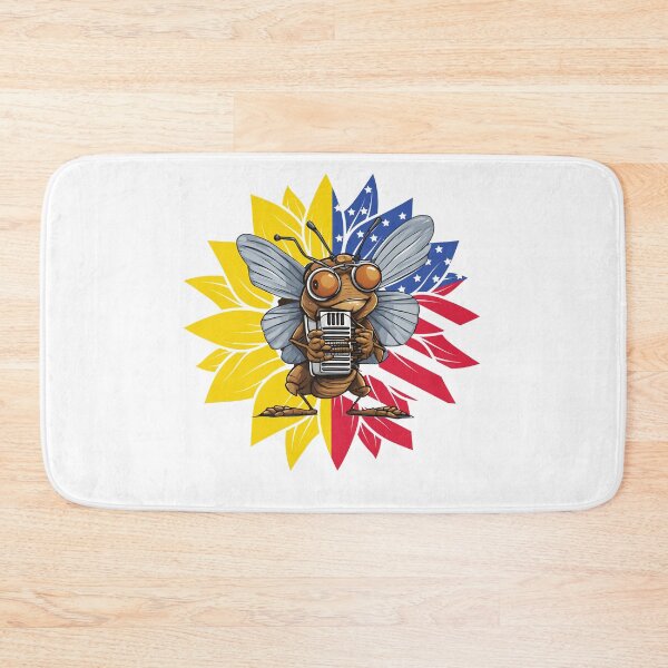 Item preview, Patriotic Cicada Harmonica Sunflower designed and sold by sydney-syder.