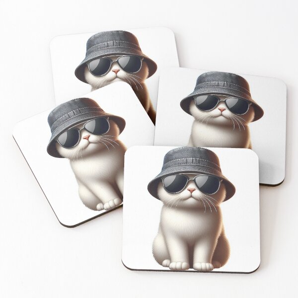 Item preview, Cute Bucket Hat Cat T-Shirt Designs designed and sold by Kinyah88.