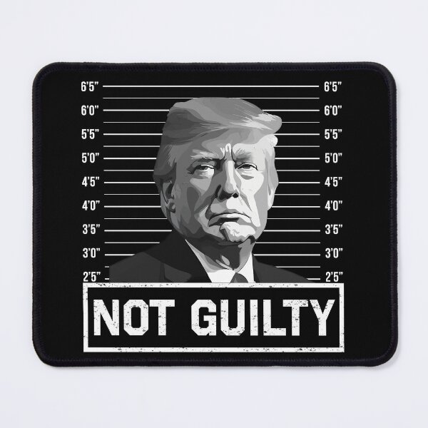 Item preview, Not Guilty Trump Mugshot Republican USA July 4th designed and sold by zenpatterns.