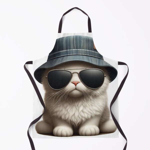 Item preview, Cute Bucket Hat Cat T-Shirt Designs #2 designed and sold by Kinyah88.