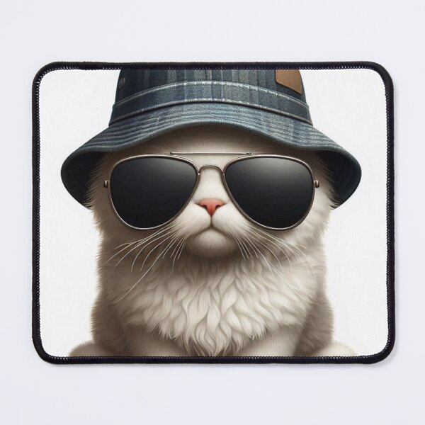 Item preview, Cute Bucket Hat Cat T-Shirt Designs #2 designed and sold by Kinyah88.