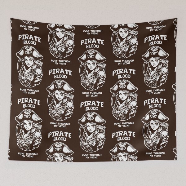 Item preview, Pirate blood runs through my veins (#17) [Create a set!] designed and sold by SolidEarthArt.