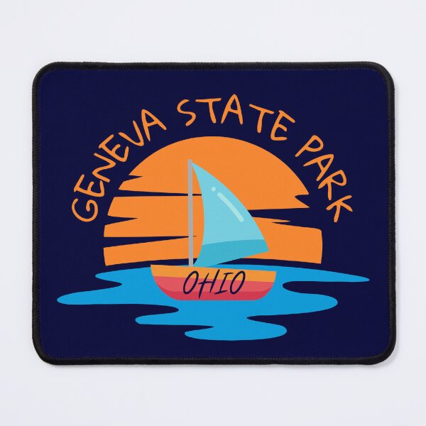 Item preview, Geneva Ohio State Park Lake Erie Sunset Boating designed and sold by WildPalette-Art.
