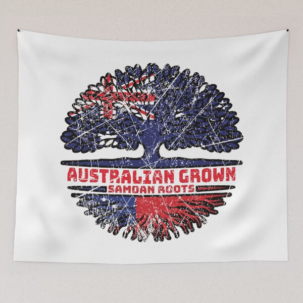 Item preview, Samoa Samoan Australian Australia Tree Roots Flag designed and sold by FlagX.