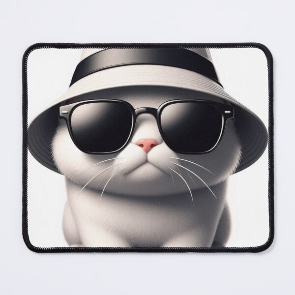 Item preview, Cute Bucket Hat Cat T-Shirt Designs #4 designed and sold by Kinyah88.