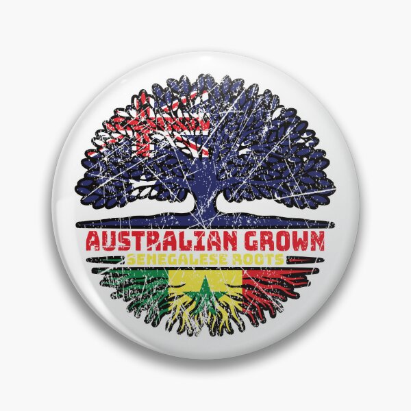 Item preview, Senegal Senegalese Australian Australia Tree Roots Flag designed and sold by FlagX.