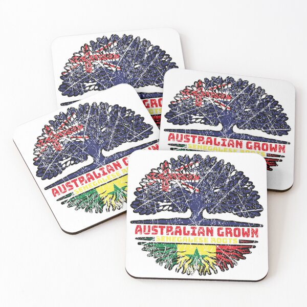 Item preview, Senegal Senegalese Australian Australia Tree Roots Flag designed and sold by FlagX.