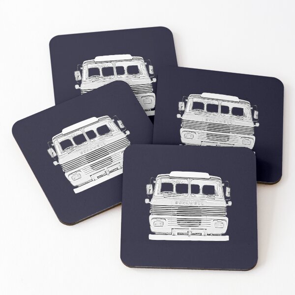 Item preview, Scammell Routeman classic 1970s heavy commercial vehicle monochrome designed and sold by soitwouldseem.