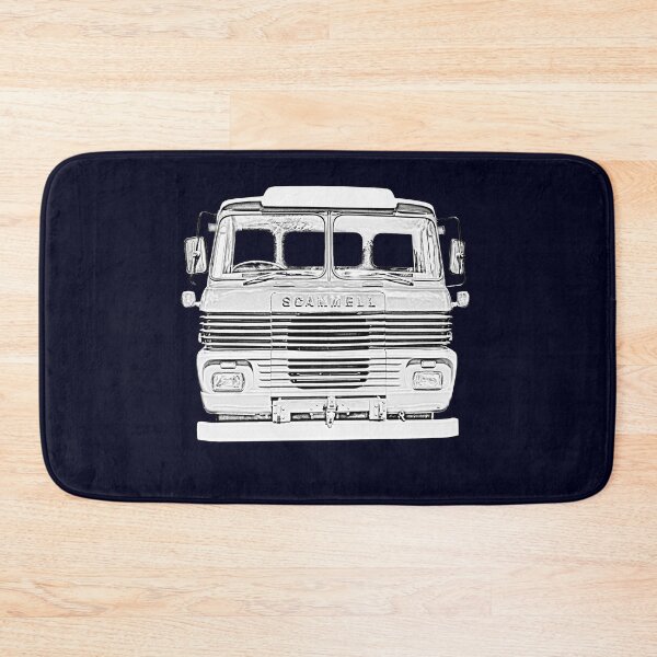 Item preview, Scammell Routeman classic 1970s heavy commercial vehicle monochrome designed and sold by soitwouldseem.