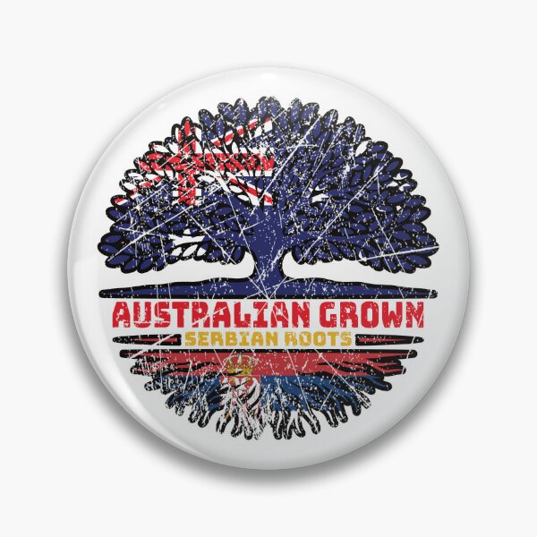 Item preview, Serbia Serbian Australian Australia Tree Roots Flag designed and sold by FlagX.