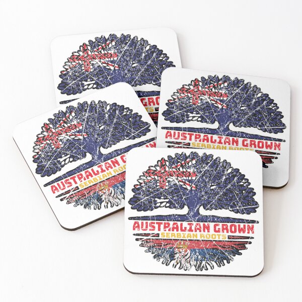 Item preview, Serbia Serbian Australian Australia Tree Roots Flag designed and sold by FlagX.