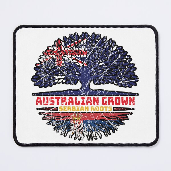 Item preview, Serbia Serbian Australian Australia Tree Roots Flag designed and sold by FlagX.
