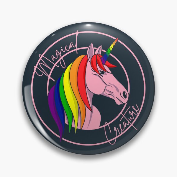 Item preview, Rainbow Unicorn Magical Creature designed and sold by Scrabbly Doodles.