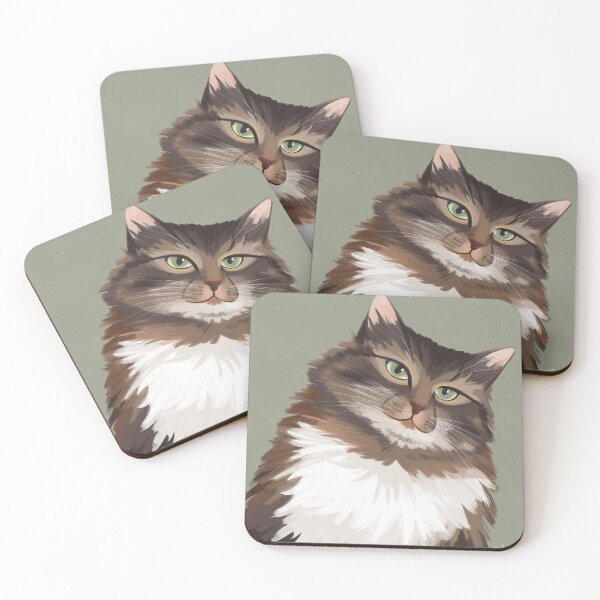 Item preview, Thoughtful cat designed and sold by sofasooart.