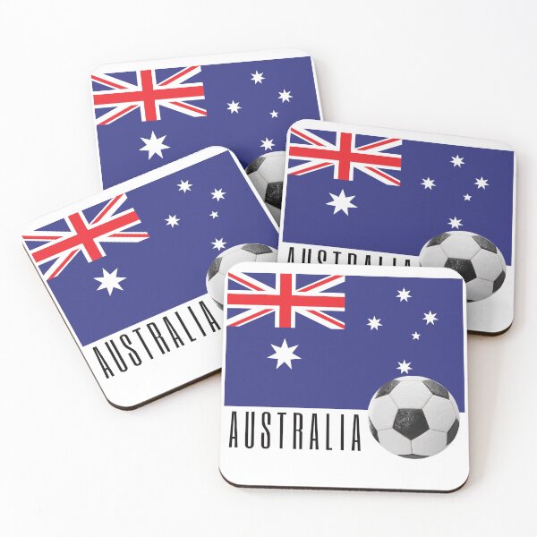 Item preview,  Flag of Australia with a Football designed and sold by Frasmosa.