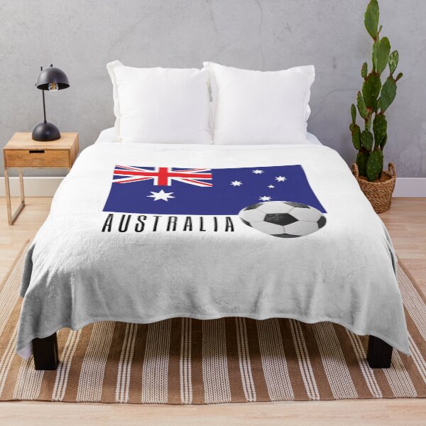 Item preview,  Flag of Australia with a Football designed and sold by Frasmosa.