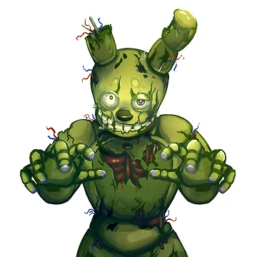 Artwork thumbnail, Springtrap FNAF Sticker by Confussable