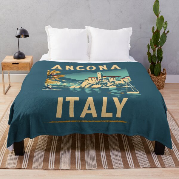 Item preview, A Vintage Travel Illustration of Ancona - Italy designed and sold by GoodOldVintage.