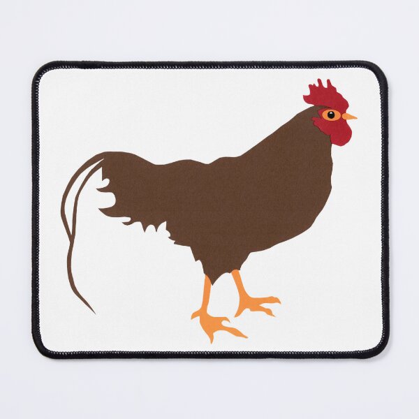 Item preview, Rooster Brown Chicken with Red Comb Hand Cut from Paper designed and sold by Susan Prolman.