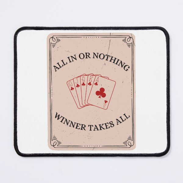 Item preview, All In Or Nothing Gambling Design designed and sold by WicklTees.