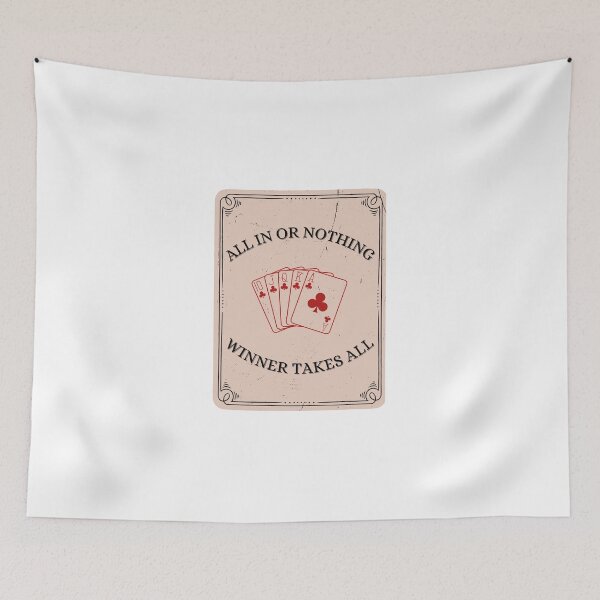 Item preview, All In Or Nothing Gambling Design designed and sold by WicklTees.