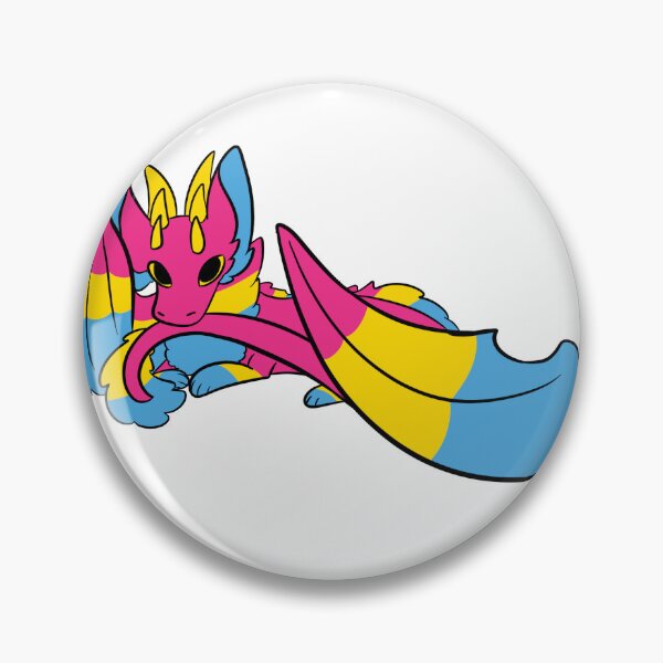 Item preview, Pan flag Dragon|pride month| designed and sold by RandomLynxInBeanie.