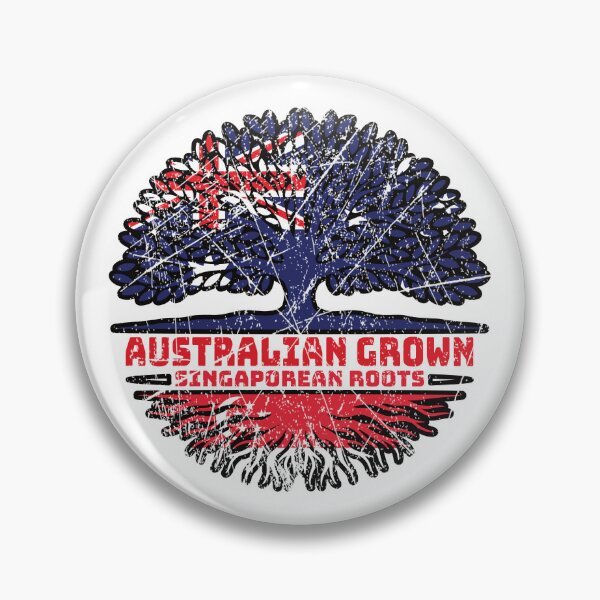 Item preview, Singapore Singaporean Australian Australia Tree Roots Flag designed and sold by FlagX.