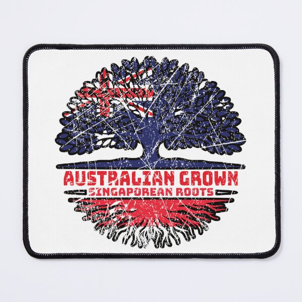 Item preview, Singapore Singaporean Australian Australia Tree Roots Flag designed and sold by FlagX.
