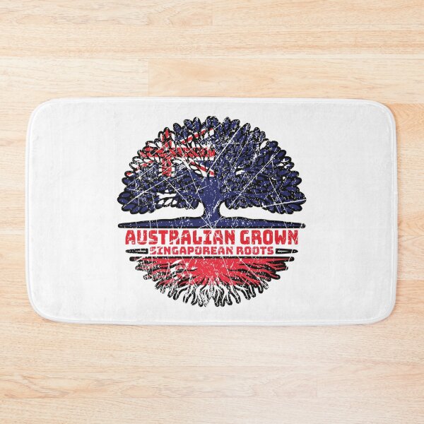Item preview, Singapore Singaporean Australian Australia Tree Roots Flag designed and sold by FlagX.