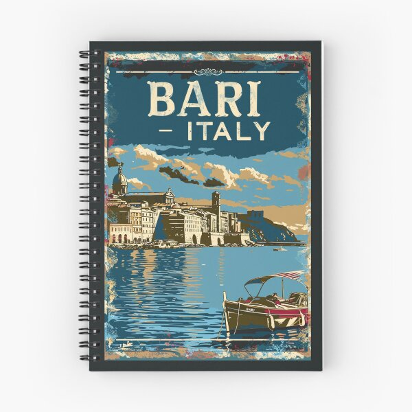 Item preview, A Vintage Travel Illustration of Bari - Italy designed and sold by GoodOldVintage.