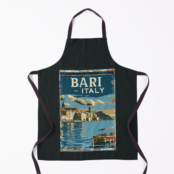Item preview, A Vintage Travel Illustration of Bari - Italy designed and sold by GoodOldVintage.