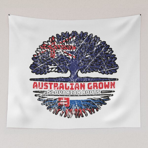 Item preview, Slovakia Slovakian Australian Australia Tree Roots Flag designed and sold by FlagX.