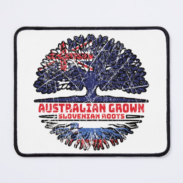 Item preview, Slovenia Slovenian Australian Australia Tree Roots Flag designed and sold by FlagX.