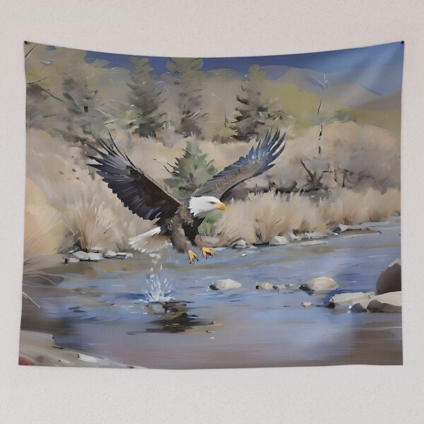 Item preview, Bald Eagle Fishing designed and sold by Debbie Schulte.
