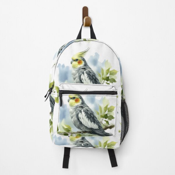 Artikelvorschau, Aquarell Nymphensittich entworfen und verkauft von Maddiisbirds.