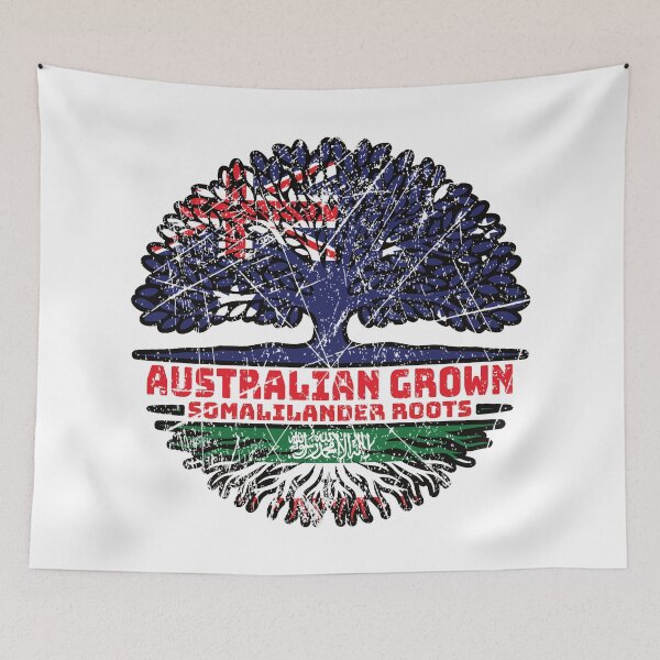 Item preview, Somaliland Somalilander Australian Australia Tree Roots Flag designed and sold by FlagX.
