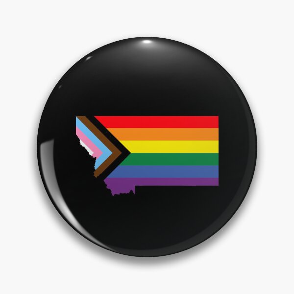 Item preview, Montana Progress Pride Flag - LGBTQ Rainbow Flag designed and sold by shaggylocks.