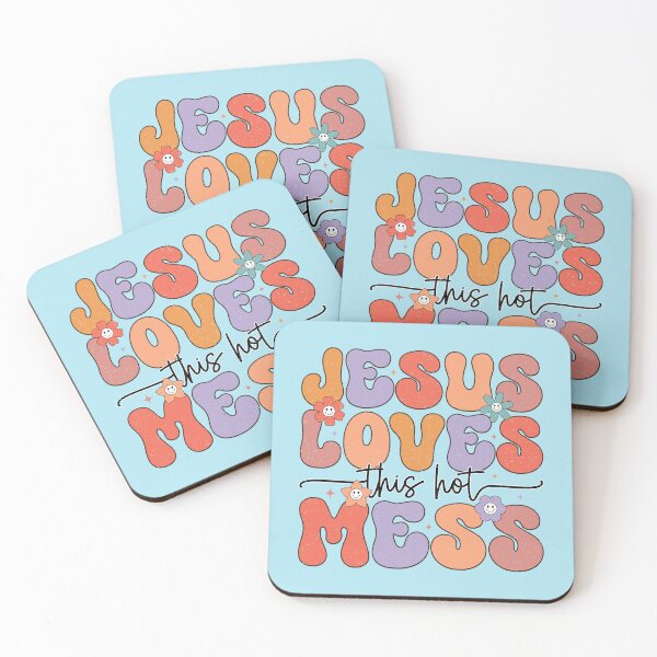 Item preview, Jesus Loves This Hot Mess designed and sold by MarigoldandLily.