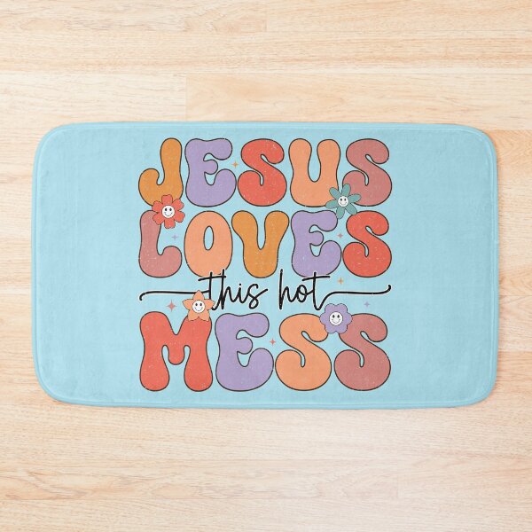 Item preview, Jesus Loves This Hot Mess designed and sold by MarigoldandLily.