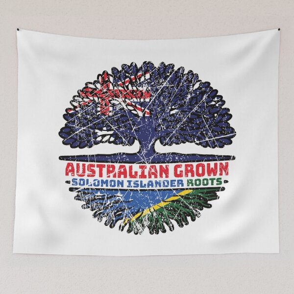 Item preview, Solomon Islands Solomon Islander Australian Australia Tree Roots Flag designed and sold by FlagX.