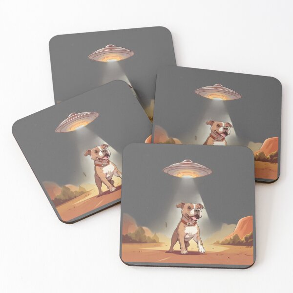 Item preview, Pitbull Abduction Art designed and sold by Planetporridge.