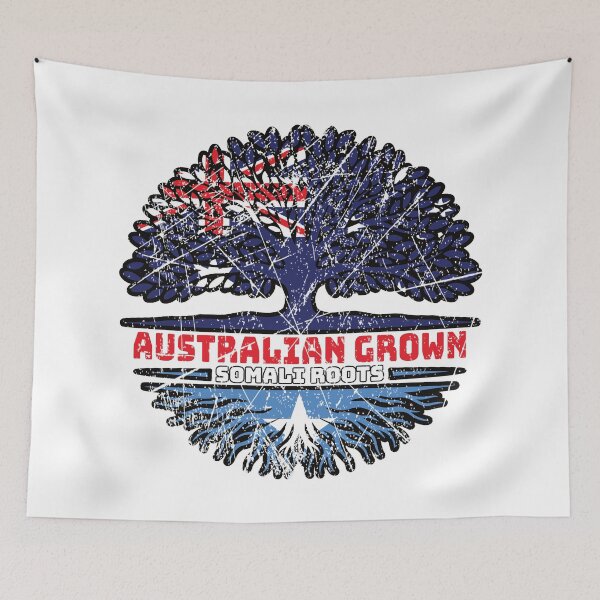Item preview, Somalia Somali Australian Australia Tree Roots Flag designed and sold by FlagX.
