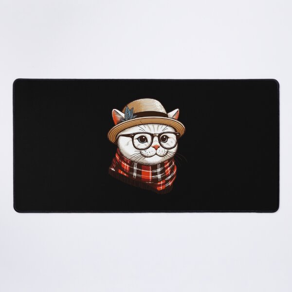 Item preview, Hipster Cat designed and sold by Ikibrai.