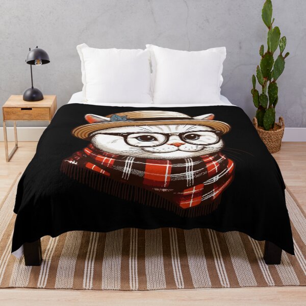 Item preview, Hipster Cat designed and sold by Ikibrai.