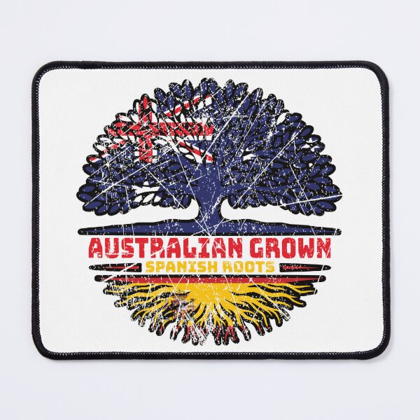Item preview, Spain Spanish Australian Australia Tree Roots Flag designed and sold by FlagX.